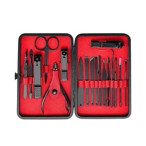 Nouveau kit de manucure et pédicure 16 pièces, vente chaude d'usine OEM, coupe-ongles, coupe-cuticules, ensemble de beauté, kit de toilettage personnalisé pour salon - Product Image 1