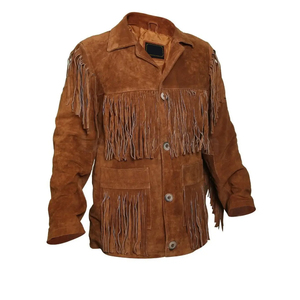 4. Fabricante de Chaquetas de Flecos de Gamuza, Proveedor de Ropa de Moda Occidental - Product Image 1