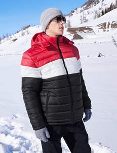 Veste matelassée à capuche coupe-vent écologique de qualité supérieure pour homme, imperméable, respirante, avec poche avant, de haute qualité - Product Image 5