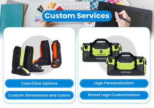 Bolsas de lona impermeables de poliéster para equipaje Cremallera de malla exterior Moto & Biker Unisex - Product Image 6