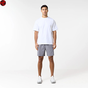 Pantalones Cortos Deportivos Transpirables de Secado Rápido para Hombre, Cintura Elástica con Cordón, Material de Poliéster, para Correr, Hacer Ejercicio, Gimnasio - Product Image 1