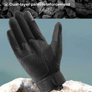 Gants complets en cuir pour activités de plein air, randonnée, chasse, sport, entraînement en salle de sport, équitation, tactiques – Meilleures ventes - Product Image 4