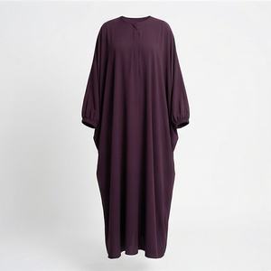 Nouvelle Arrivée Abaya Longue Droite en Gros pour Femmes Musulmanes, Robe Islamique Modeste en Tissu de Qualité, Approvisionnement Direct Usine, Lot - Product Image 1