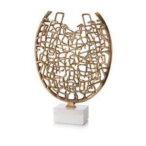 Luxury Design Modern Creative Decoration Living Room Office Handmade Art Sculpture Marble Metal <b>Ornaments</b> Home Decor - Product Image 6