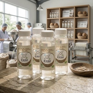 น้ำมันมะพร้าวบริสุทธิ์ 100% ยี่ห้อ Exim Commodities ขนาด 250 มล. บรรจุขวดใส พร้อมใช้ อายุการเก็บรักษายาวนาน - Product Image 1