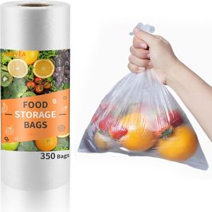 Flat Clear <b>Blue</b> HDPE Biodegradable Moisture Proof Perforated Trash Bags <b>Roll</b> Easy-to-Tear Food Grade Supermarket Carton Cookware - Product Image 6