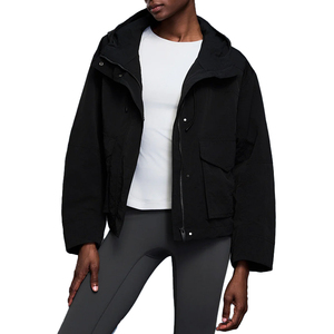 Chaqueta Cortavientos Ligera Personalizada para Mujer, Chaqueta Deportiva Impermeable de Nailon, Chaqueta con Capucha 100% Nailon para Mujer - Product Image 3