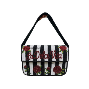 Bolso de Hombro con Cuentas Personalizado, en Oferta, para Mujer, con Diseños de Palmeras y Flores, Bordado a Mano, Bolso de Moda - Product Image 2