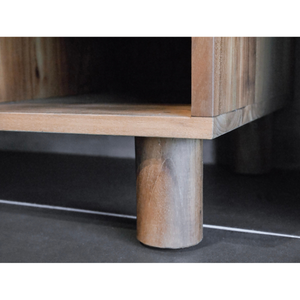 Meubles de rangement en teck rayé pour chambre d'hôtes – Approvisionnement en gros pour contrats - Product Image 3