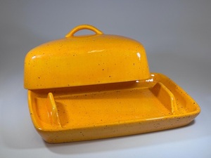 Recipiente para Mantequilla con Acabado Brillante, Tapa con Asa de Fácil Apertura, Base Profunda, Duradero, para Mostrador de Cocina - Product Image 2