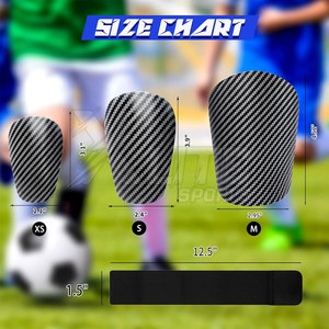 Protector de Espinilla de Fútbol para Adultos de EVA con Correas Elásticas Seguras para un Ajuste Estable y Comodidad Duradera, Bajo MOQ, Mejor Precio - Product Image 3