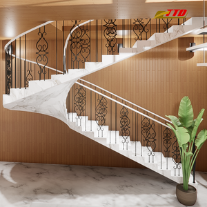 Barandilla de Acero Moderna para Escaleras Interiores, Barandas de Hierro Forjado Personalizadas, Diseño de Escalera Resistente, Duradero y Elegante para Cualquier Espacio - Product Image 6