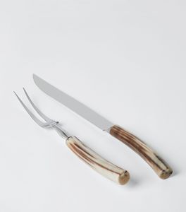 Ensemble de couverts élégants en acier inoxydable avec manche en bois, collection de fourchettes, cuillères et couteaux pour la maison et les restaurants - Product Image 3