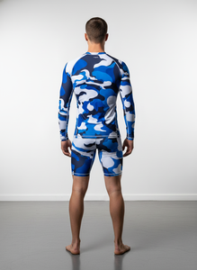 Custom Surf BJJ Rash Guard Men's Long Sleeve <b>Compression</b> <b>Shirt</b> Wholesale Sun Protection Clothing Sublimated Rashguard for Adults - Product Image 2