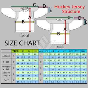 Camiseta de Hockey sobre Hielo Sublimada Personalizada para Hombre, Azul, Amarillo y Blanco a Rayas, Manga Larga, Transpirable, Ropa Deportiva, Corte Regular para Adultos - Product Image 6