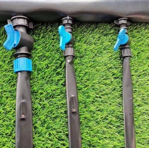 Connecteur de vanne de dérivation en plastique bleu et noir de 16 mm pour systèmes d'irrigation goutte à goutte agricoles, serres et jardins - Product Image 3