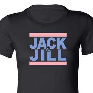 Jack and Jill Retro Print T <b>Shirt</b> <b>Dress</b> Women <b>Short</b> <b>Sleeve</b> Casual Slim Fit Summer Streetwear Fashion Custom Tee - Product Image 4