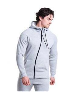 Conjuntos Deportivos de Forro Polar Térmico Personalizados de Moda, con Capucha, Talla Grande, para Hombre, 100% Algodón, Transpirables, de Secado Rápido - Product Image 3