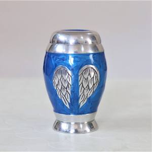 โกศโลหะสีน้ำเงินเข้มแบบกาแล็กซี่ พร้อมฝาสีเงิน สำหรับเก็บอัฐิและจัดแสดงเพื่อเป็นที่ระลึก - Product Image 5