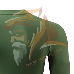 Customized Logo Printing <b>Men</b> <b>Compression</b> <b>Shirts</b> Training & Jogging Wear <b>Men</b> <b>Compression</b> <b>Shirts</b> At Low Price - Product Image 5
