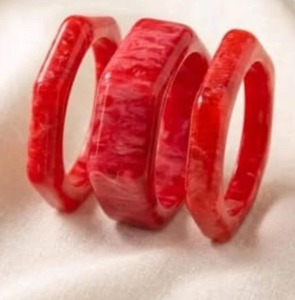 Best Quality Handmade <b>Resin</b> Fashion Bangle Bracelet with Model Pattern Indian Design for Women's Party - Product Image 4
