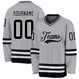 Uniforme de hockey sobre hielo en diferentes tallas y de secado rápido con logotipo personalizado, camisetas deportivas de la mejor calidad con impresión personalizada. - Product Image 5