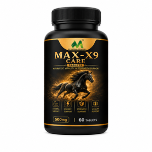 Tabletas de Extracto Herbal MY HERBALS MAX-X9 CARE 500mg, Fórmula para Mejorar el Rendimiento, Energía y Resistencia Física - Product Image 1