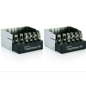 2 Sets Dental Implant Trephine <b>Kit</b> 8pcs Set <b>Polished</b> Surgical Surgery CE - Product Image 1