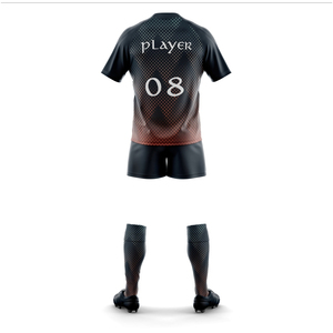 Wholesale Custom Digital Printing Breathable V-neck Rugby Uniform Set Plus Size Polyester <b>Shirts</b> Touch Football Singlets Custom - Product Image 2
