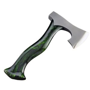 Hacha Vikinga Forjada a Mano de Acero con Mango de Resina, Grado Industrial, 450mm, Herramienta para Cortar Madera, Supervivencia y Camping al Aire Libre - Product Image 1