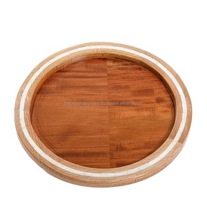 Recién llegado de madera segura para alimentos para placa de cargador con grabado para restaurante de hotel en casa o como regalo - Product Image 6