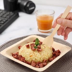 100 Cucchiai Monouso in Bambù Naturale, Biodegradabili ed Ecologici, per Feste ed Eventi all'Aperto - Product Image 3