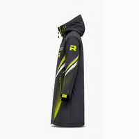 Vestes longues matelassées respirantes en textile pour l'hiver, coupe-vent, manteaux d'hiver, vêtements d'extérieur quotidiens, vente en gros, personnalisables, à capuche, décontractées