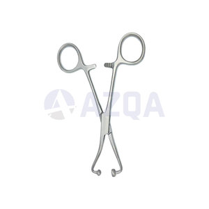 High Quality 4 Inch Backhaus Towel Clamp German <b>Steel</b> <b>Ball</b> Socket Jaws Ratchet Lock Surgical Forceps Manual OEM Wholesale - Product Image 3