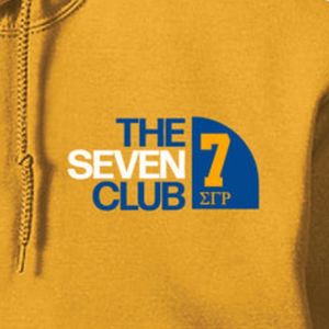Sudadera con Capucha Bordada del Club Sigma Gamma Rho, Diseño de la Serie del Club, Sudadera de Forro Polar para Mujer, Personalizada, Informal - Product Image 5