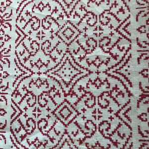 ผ้าฝ้ายพิมพ์ลายด้วยมือ ลายเรขาคณิต |   เหมาะสำหรับคุรตี, ชุดเดรส และของตกแต่งบ้าน - Product Image 2