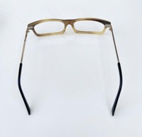 Lunettes en corne de buffle, monture intégrale, monture en corne solide, fabrication artisanale, lunettes optiques, matériau naturel, faites à la main, unisexe