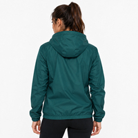 Blouson bomber à capuche pour femme, couleur unie, manches longues, fermeture éclair, matière polyester, vêtement de printemps, coupe-vent, léger, décontracté