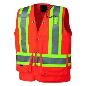 Custom Outdoor <b>Work</b> Sleeveless Jacket <b>Cargo</b> Multi Pocket Mesh Utility Vest For Men - Product Image 1