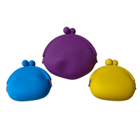 Portefeuille pour enfants en silicone imperméable, style fête, couleur personnalisée, couleur unie, design décontracté, fabriqué au Vietnam