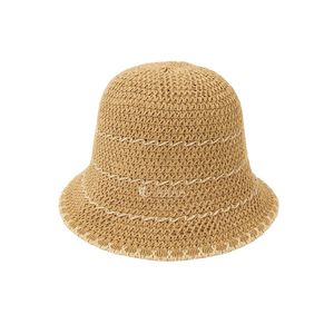 Woven <b>Straw</b> Bucket <b>Hat</b> Unisex Adult Beach Wear Summer <b>Hat</b> Natural Color Viettimecraft Wholesale - Product Image 1