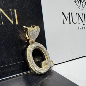 VVS Diamond IGI Certified Brilliant Cut Pendants Charms Custom Letters Claw Setting Gold Plated S925 Silver Hip Hop Fine Jewelry - Product Image 2