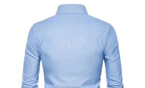 Mejor precio, camisas de vestir para hombre 100% algodón, antiarrugas, hechas a medida, con cuello abotonado y manga larga. - Product Image 3