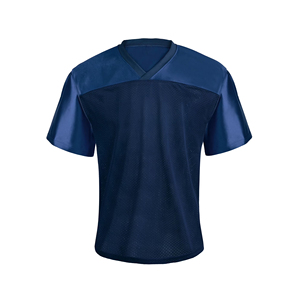 เสื้อเจอร์ซีย์ใส่เล่นกีฬาเสื้อเจอร์ซีย์สำหรับฝึกซ้อมฟุตบอลแบบอเมริกันแผงผ้าไหมซาติน - Product Image 4
