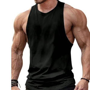 Camiseta sin Mangas de Punto para Hombre, Color Azul Claro, Cuello Redondo, Color Sólido, Transpirable, Ropa Casual, Último Diseño, Personalizada, Alta Calidad - Product Image 5