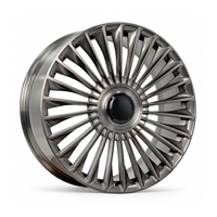 Jantes forgées multi-rayons en maille gris bronze 18-22 pouces, jantes de roue gris bronze 5x112 5x114.3 VIW-199 pour BMW Audi Mercedes-Benz