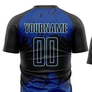 Conjunto de Uniforme de Fútbol de Manga Corta con Cuello Redondo, 100% Algodón, Secado Rápido, Personalizable, Alta Calidad, Unisex, para Todas las Temporadas, con Nombre de Equipo Personalizado - Product Image 6