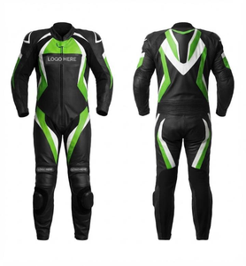 Traje de Carreras Unisex Rawasaki Elite MotoCP, Mono/Traje de Cuero Premium de Vaca/Canguro con Paneles Elásticos Flexibles - Product Image 1