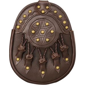 Bolso de Cuero Duradero Hecho a Mano GNG IMPEX Premium para Hombre, con Cierre de Pin, Estilo Semi-Formal, para Banda de Gaitas y Tambores - Product Image 3