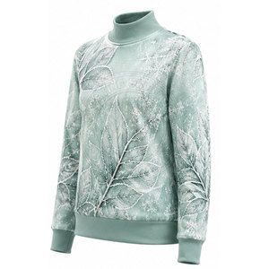 Sudadera de Cuello Alto para Mujer, Diseño Moderno, Ajuste Cómodo, Estilo Casual Urbano, Calidad de Exportación - Product Image 3